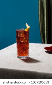 Americano Cocktail On A Table Pop Contemporary Style
