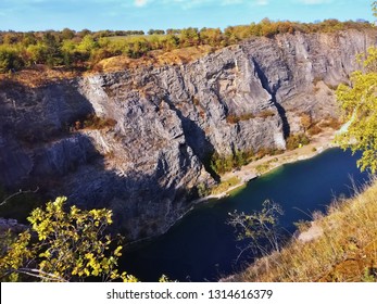The Velká Amerika in the Czech Republic. The limestone quarry nicknamed 