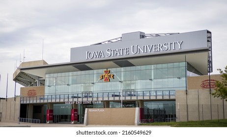 Ames, IA - May 22, 2022: Jack Trice NCAA football stadium at Iowa State University Cyclones' college campus