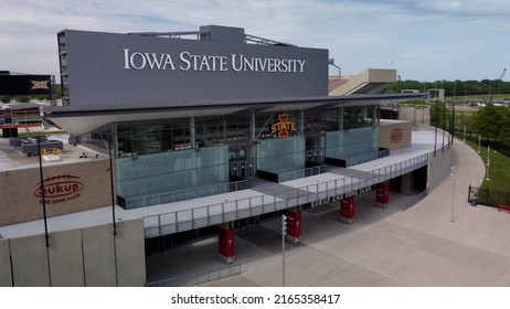 Ames, IA - May 22, 2022: Iowa State University's NCAA college football stadium
