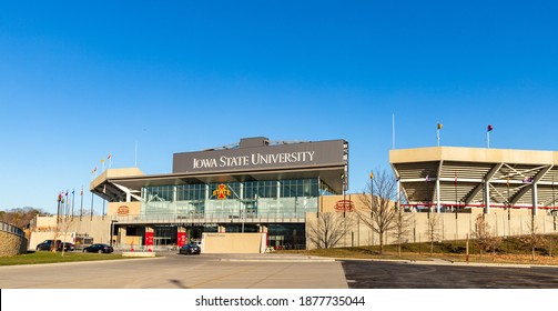 Ames, IA, USA - December 4, 2020: Jack Trice Stadium on the campus of Iowa State University