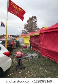 Ames, Iowa, USA - 11/10/2018: Iowa State Cyclones Football Pregame Tailgating