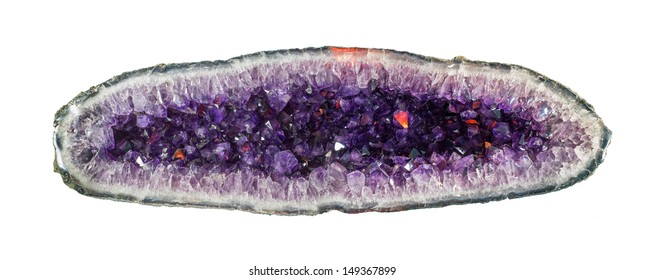 Amethyst Isolated On White Background