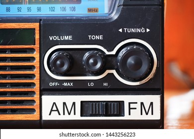 AM/FM Switcher Of Retro Radio