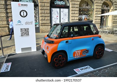 Citroën Ami Is A 2-passenger Electric Quadricycle Offered By The French Manufacturer Milan Italy June 12 2021