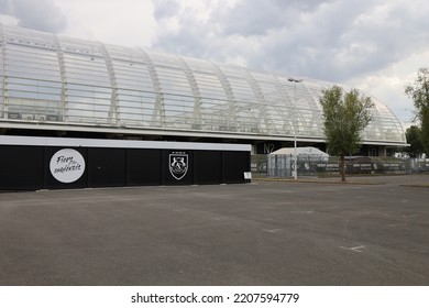 Amiens, France - 08 15 2022 : The Unicorn Stadium, Football Stadium, Exterior View, City Of Amiens, Department Of The Somme, France