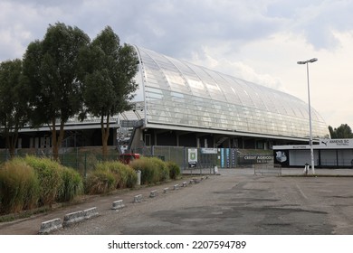 Amiens, France - 08 15 2022 : The Unicorn Stadium, Football Stadium, Exterior View, City Of Amiens, Department Of The Somme, France