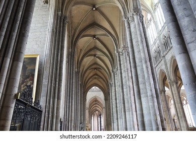 Amiens, France - 08 15 2022 : Notre Dame D'Amiens Cathedral, City Of Amiens, Somme Department, France