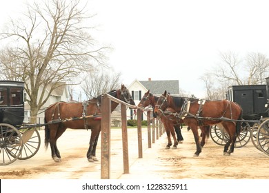 Amish Community Hitching Post