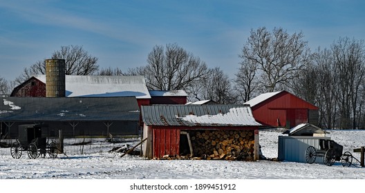 Amish Farm In Central Ohio