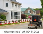 Amish and Mennonite settled town of Shipshewana Indiana