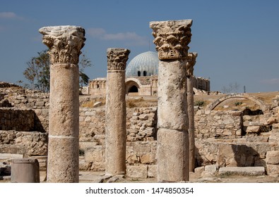 Amman Citadel In Jordan Amman