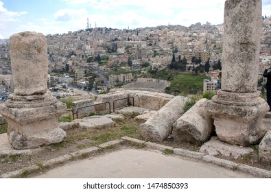 Amman Citadel In Jordan Amman