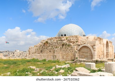 Amman Citadel Ruins In Jordan