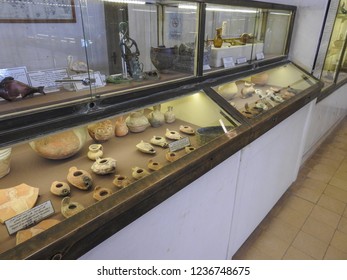 AMMAN, JORDAN - FEBRUARY 13 2018: Jordan Archaeological Museum in Amman Citadel