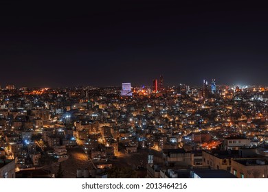 Amman - Jordan Night Photo Landscape