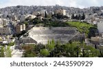 Amman Roman Theatre from the Citadel - Jordan