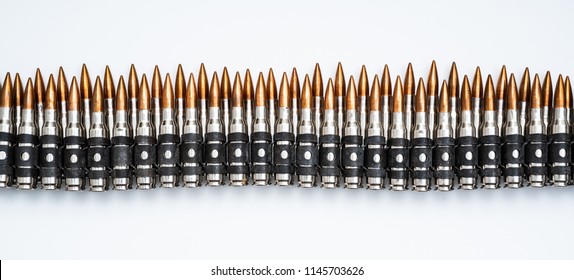 ammo belt full of bullets