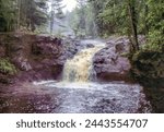 Amnicon Falls on the Amnicon River, Amnicon Falls State Park, Douglas County, Wisconsin