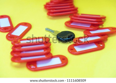 among the empty unsigned tags from the keys is the key, real estate realization