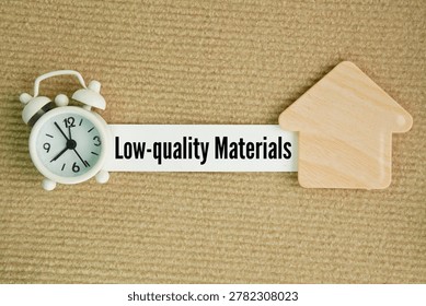 Among the problems in house construction are low-quality materials. substandard supplies, components, or fabrics that fail to meet industry standards. They are often characterized by poor durability