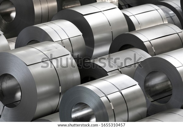 amount of\
steel coils in warehouse, heavy\
industries