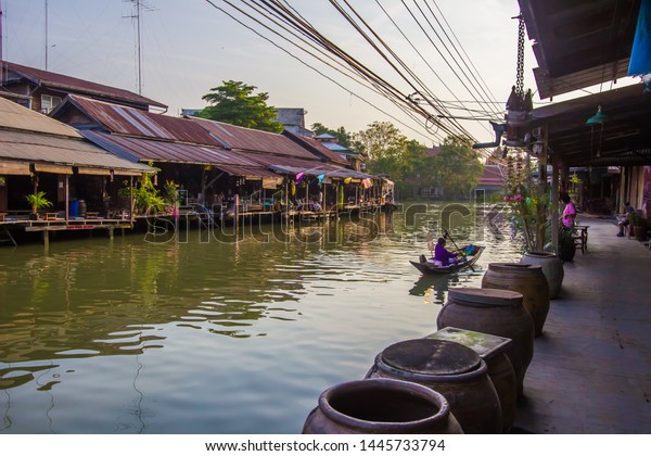 Amphawa Districtsamut Songkhram Provincethailand On April