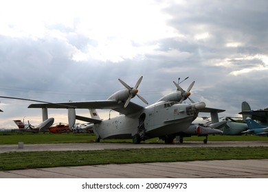 Amphibious Aircraft At The Airport