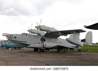 Amphibious Aircraft At The Airport