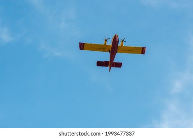 Amphibious Wildland Firefighting Aircraft Or Tanker Aircraft