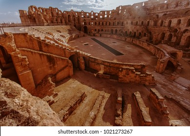 Amphitheater In El Djem, Tunis, Sahara