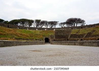 The Amphitheatre Of Pompeii Inside