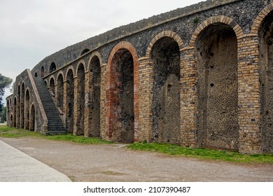 The Amphitheatre Of Pompeii Outside