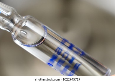 Ampoule With Ascorbic Acid.