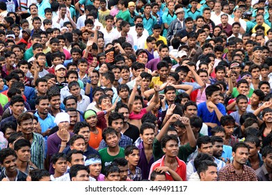 Amravati Maharashtra India August 24 Crowd Stock Photo 449491117 ...