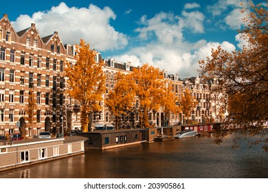 Amsterdam Autumn. Beautiful Places In Europe