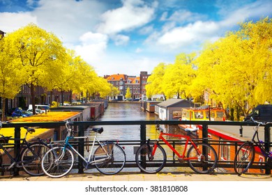 Amsterdam Autumn. Beautiful Places In Europe