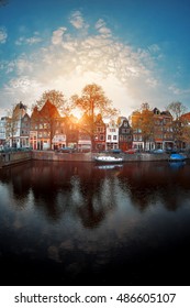 Amsterdam Autumn. Beautiful Places In Europe