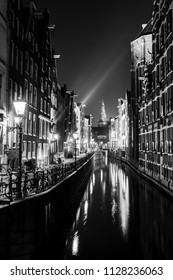 Amsterdam Canal By Night