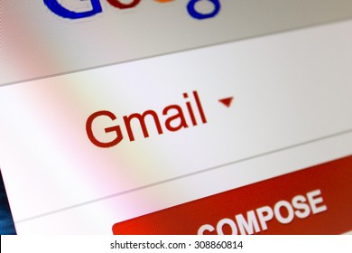 AMSTERDAM, CIRCA AUGUST 2015 - Gmail is a free, advertising-supported email service provided by Google.