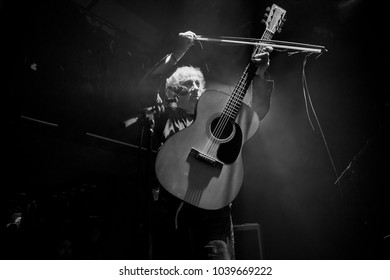 Amsterdam, The Netherlands - 01 March 2018: Concert of Americam singer and guitarist Lee Ranaldo Bitterzoet Paradiso Amsterdam. Lee Ranaldo was a former member of Sonic Youth; - Shutterstock ID 1039669222