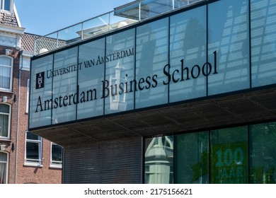 Amsterdam, The Netherlands - 23 June 2022: Amsterdam Business School