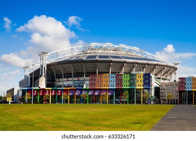 Amsterdam, Netherlands - April, 2017: Ajax Arena Stadium In Amsterdam City, Netherlands