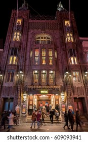 Amsterdam, Netherlands - December 27, 2016. Cinema Theater Tuschinski