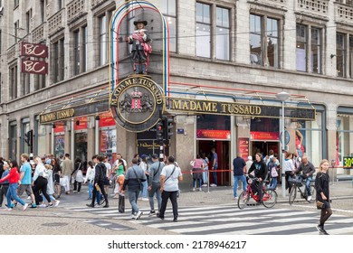 Amsterdam, Netherlands, July 10, 2022; Madame Tussauds Wax Museum. It Is A Major Tourist Attraction In Amsterdam, Displaying Waxworks Of Famous Figure.