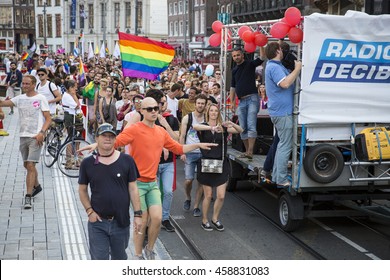 Amsterdam Netherlands July 23 2016 Pride Stock Photo 458831083 ...