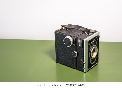 AMSTERDAM, NETHERLANDS - Nov 14, 2021: Box Tengor series made by Zeiss ikon was produced in years 1926-1956