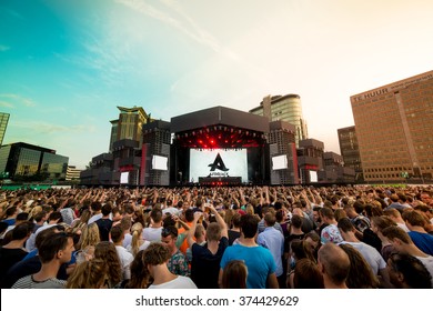 Amsterdam, The Netherlands - Summer 2014 - Sky City Festival - Afrojack Live On Stage