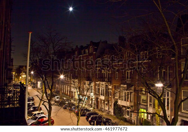 Amsterdam night\
view