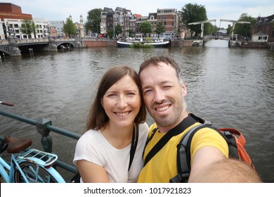 Amsterdam Tourist Selfie - Weekend City Break In The Netherlands.